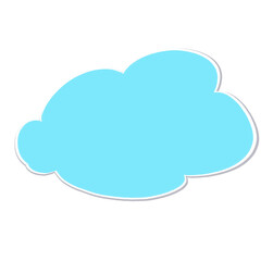 cloud text box 