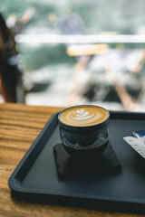 Classic Coffee Cup on Saucer, Morning Beverage Concept
