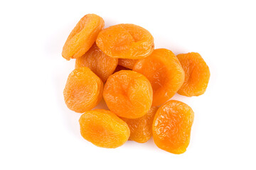 dried apricots isolated