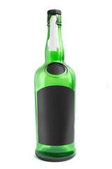 Beer bottle isolated