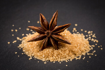 tropical brown sugar, anise