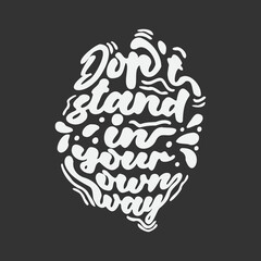 life quotes colorful typography design