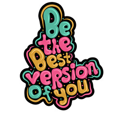 life quotes colorful typography design