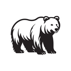 Obraz na płótnie Canvas Bear Logo