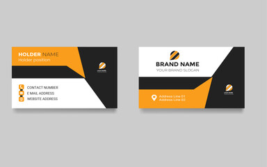 Colorful company professional minimal stylish style information business card 