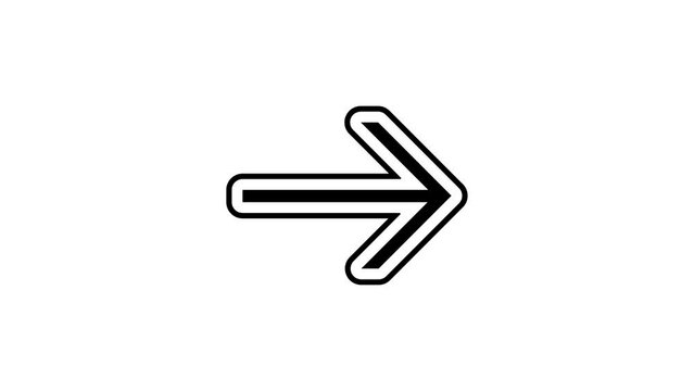 right arrow highlight