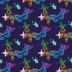 butterfly seamless pattern