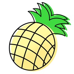 illustration of pineapple