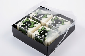 gift box with white  chocolate