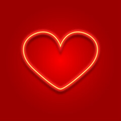 neon heart