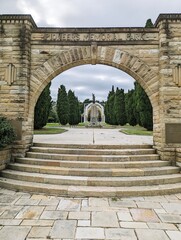 entrance to pioneers memorial park
