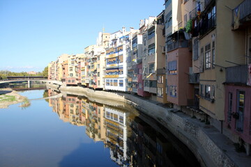 Girona Spain 06 11 2022 . Girona is a city in Catalonia in northeastern Spain, lying on the banks of the Onyar River.