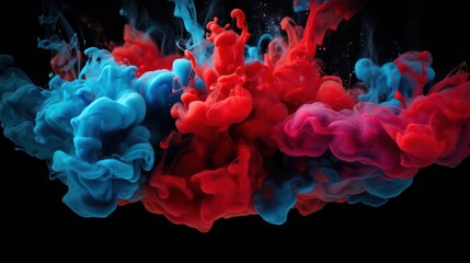Obraz premium colorful smoke background