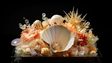 Beautiful sea shells 