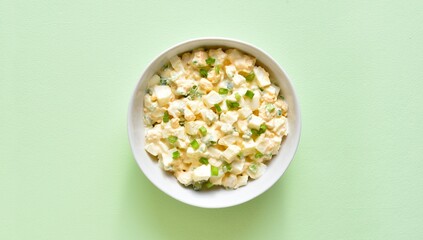 Egg salad with green onion