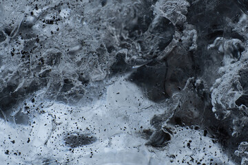 Ice texture with sand