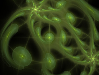 Obraz premium Imaginatory fractal abstract background Image