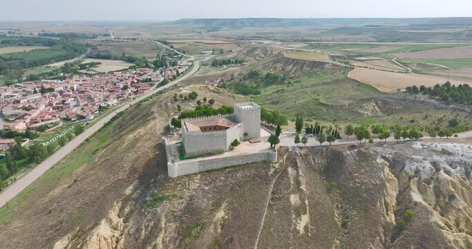 Castle Monzon de Campos in Palencia