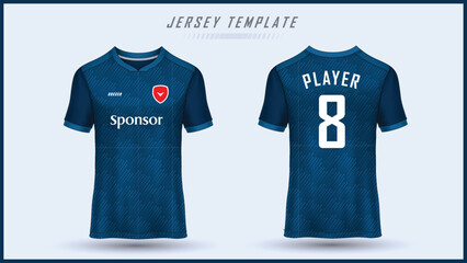 Premium soccer jersey design for sublimation