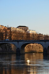 Obraz premium bridge over the river