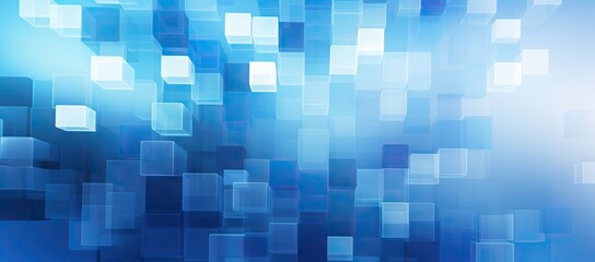 abstract pattern blue squares background