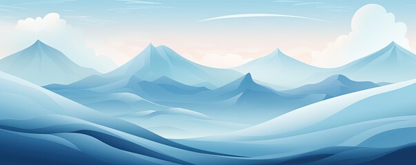 landscape wallpaper blue mountain illustration