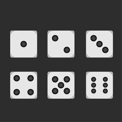 set of dice , six dice
