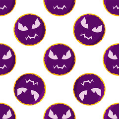donut emoticon halloween sweet round vector textil