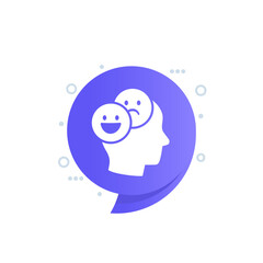 mood swings icon, change of mood vector