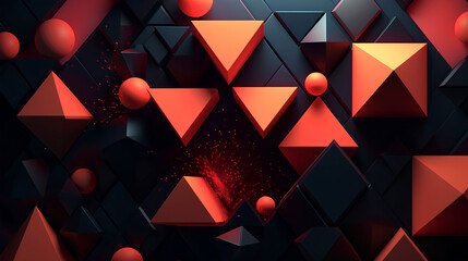 Sculpting the Stars: Crafting a 3D Geometric Poster Inspired by the Cosmos