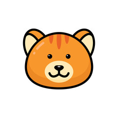 Simple Cat lineal color icon. The icon can be used for websites, print templates, presentation templates, illustrations, etc