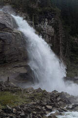 Waterfall in mountains