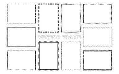 Hand Drawn Vector Frame Elements