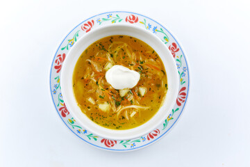 cabbage soup with sour cream
