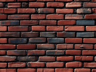 Obraz premium Brick texture background, seamless pattern, Generative AI