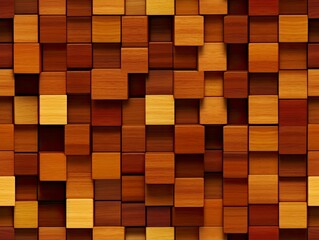 Wood floor texture background, seamless pattern, Generative AI