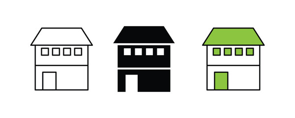 home icon design, illustration design