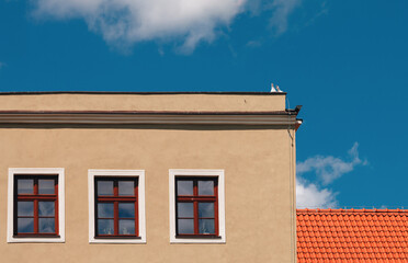 old house with sky