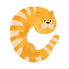 English Letter in the Form of the Animal