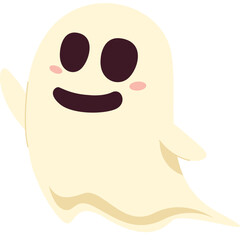 Illustration Ghost Cute Helloween Characters