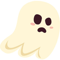 Illustration Ghost Cute Helloween Characters