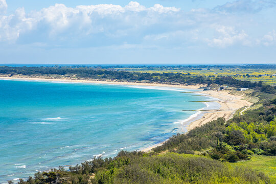 Conche des Baleines beach on the Ile de R&eacute; island on a sunny day in France