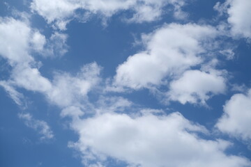 blue sky with clouds