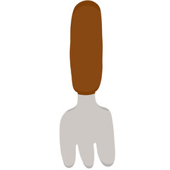 Gardening tools, bright colors can be brought to the garden beautifully.