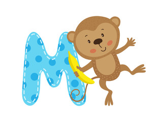 Obraz premium English Letter with Animal
