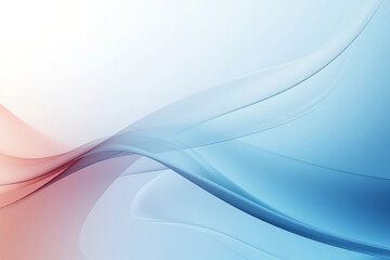Obraz premium a blue, gray and white abstract background with blue waves, in the style of clean lines, pure forms, light sky-blue and light maroon, sony alpha a1, transparency and lightness, precise detailing, 