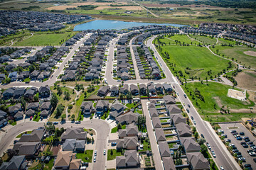 Aerial Majesty: Stonebridge, Saskatoon, Saskatchewan Expanse