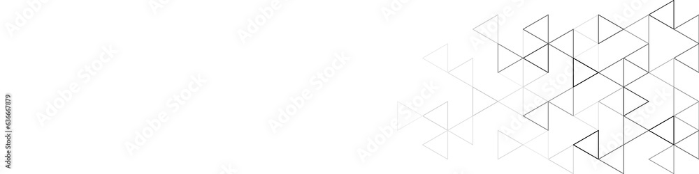 Poster Abstract geometric background with triangle shape pattern