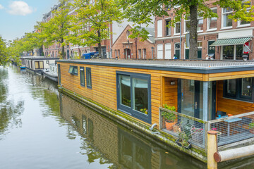Houseboats on the Amsterdam Canal