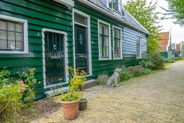 Facade of a Typical Rural Dutch House